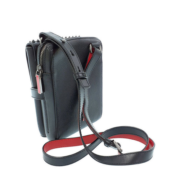 Christian Louboutin Shoulder Bag Black Red - Picture 2 of 9